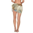 thumbnail image 3 of joogoo Daisy Sunflowers Abstract Women's Beach Sarong Bathing Suit Wrap Swimwear Cover Ups M, 3 of 7