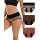 thumbnail image 1 of Ropa interior de época INNERSY para mujer, talla grande, cintura alta, paquete de 3, 1 of 6