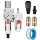 thumbnail image 1 of Filtro de aire, regulador y lubricador Combo NANPU 3/8 NPT Auto-Drain, 1 of 7