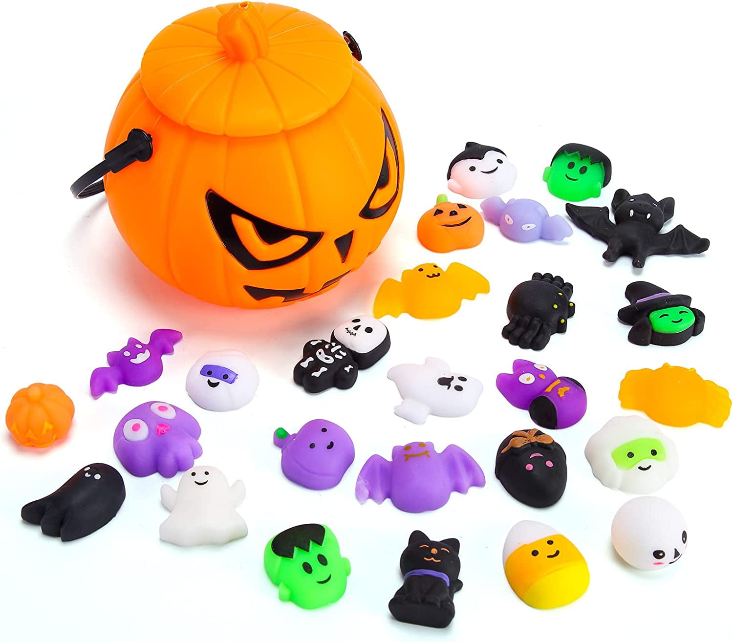 Halloween Squishy Toys for Kids Adults, Kawaii Squishies Halloween