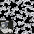 thumbnail image 2 of 100/500pcs Silicone Rubber Earring Back Stoppers For Stud Earrings Ear Stopper Diy Jewelry Making Earring Findings Accessories, 2 of 4