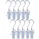 thumbnail image 1 of Perchas para ropa CreooGo con ganchos giratorios de acero inoxidable x10, 1 of 6