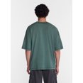 thumbnail image 3 of No Boundaries Men's Oversized Boxy Tee Shirt with Short Sleeves, XS-4XLT, 3 of 5