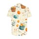 thumbnail image 4 of Blusas y camisas de manga corta con cuello en V Camisa estampada de Pascua para hombre Camisa abotonada Top de poliéster para hombre, 4 of 4