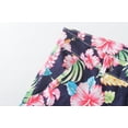 thumbnail image 3 of SSLR Mens Shorts Casual Cotton Floral Hawaiian Shorts Beach Shorts Pants, 3 of 7