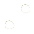 thumbnail image 2 of ZLight Collier Chaîne Perle Gypsophile Or Argent Universel Accessoire de Mode Ras-du-Cou Colliers pour Adolescentes Or 2 Ensembles, 2 of 6