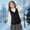 Black, variant on Kids Solid Color Down Padded Vest Jacket Warm Winter Sleeveless Outerwear Coats For Children Youth Boys Girls