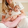 thumbnail image 4 of Breastfeeding Pillow Cases And Breastfeeding And Bottle Feeding Locators, Baby Support, Prone Time - Pink, 4 of 5