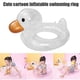 thumbnail image 1 of Cartoon Baby Swimming Ring Transparent Inflatable Duck Shaped Water Swimming Seat for Pool Summer Kids New, 1 of 3