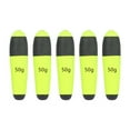 thumbnail image 3 of 5Pcs EVA Slip Bobbers Fishing Floats and Bobbers Spring Oval Slip Floats for Crappie Catfish Panfish Walleyes Fishing, 3 of 18