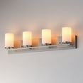 thumbnail image 5 of Maxim 10284SWSN Lateral Satin Nickel 30"W 4-Bulb Vanity Light Fixture, 60W, 5 of 7