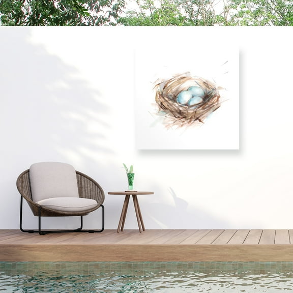 Ethan Harper 'Bird Life III' Outdoor Canvas