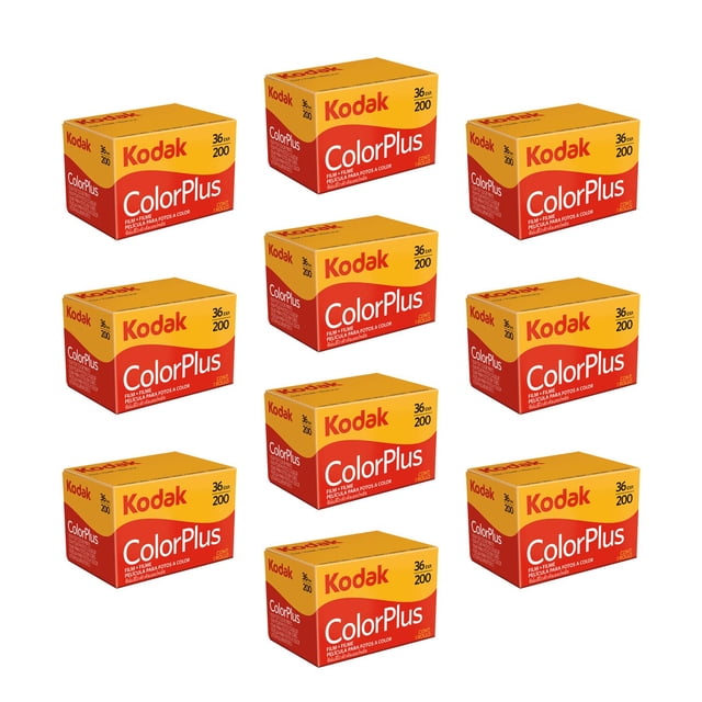Kodak colorplus 200 asa 36 Exposition (10 Rouleaux) Lot de 1