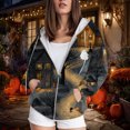 thumbnail image 2 of Towmus Oversize Hoodies for Women Y2K Halloween Sweatshirt Zip Up Jackets Long Sleeve Cardigan Sweater Shirts, 2 of 5