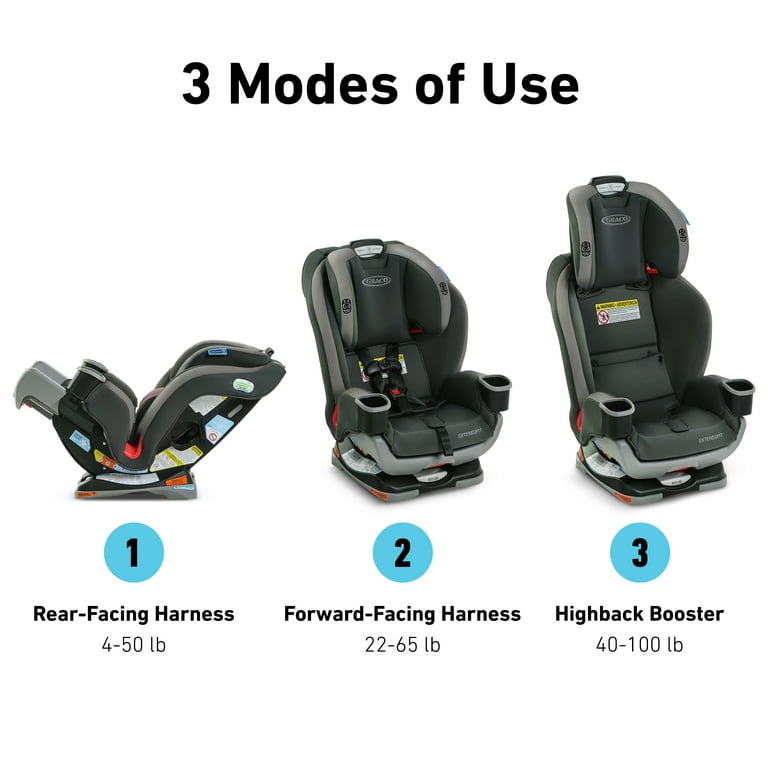 Graco Extend2Fit 3 in 1 Convertible Car Seat Norah Walmart