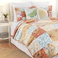 thumbnail image 2 of C&F Home Francesca 3 Piece Quilt Set All-Season Reversible Bedspread Oversized Bedding Coverlet, King Size, Multi-Color, 2 of 4