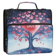 thumbnail image 2 of YAZAOO Zipper Binder trapper keeper Documents Organized Design Heartfelt Tree Of Love Printed, 2 of 8