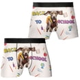 thumbnail image 3 of Back to School Cute Weimaraner All Over Print Boxer Briefs Underwear for Men Dad Weim Gray Ghost Dog Lover - 13010, 3 of 6