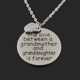 thumbnail image 6 of Awwp Silver 1*Heart Necklace the Love Between Grandma and Granddaughter Love Pendant Necklace the Love Between a Grandmother Love Necklace, 6 of 8