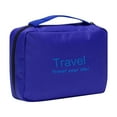 thumbnail image 3 of Sac de Toilette Portable, Grande Capacité Design Crochet, Tissu Imperméable, Rangement Multi-Compartiments, pour Voyage, Gym, Bureau, Matériau en Nylon Durable, Compact, Transportable, Akmoler Quotidien, 3 of 8