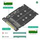 thumbnail image 2 of M.2 Key B+M to SFF-8639 NGFF Adapter with Aluminum Case M.2 M Key Port PCIe SSDs, 2 of 5