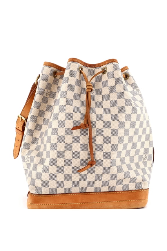Pre-Owned Noe Handbag Damier Large By Rebag