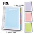 thumbnail image 2 of JUNWELL Spiral Notebook  Aesthetic Spiral Notebooks  A5 Notebook  Spiral Journal  Notebook with Removable Pages  Cute Spiral Notebook  Plastic Spiral Binding Hardcover Journals for Writin, 2 of 7