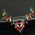 thumbnail image 4 of Cheers.US 2Pcs Women and Girls Hair Clip Beautiful Decorative Attractive Rhinestone Hair Clip V-shaped Hairpin Fancy Hair Accessories, 4 of 7