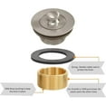 thumbnail image 5 of MAUI - Lift & Turn Style Conversion Kit for Bathtub Drain Assembly, All Brass Construction, Easy replacement DIY, 5 of 5
