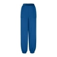 thumbnail image 4 of Roncen Women's Solid Jogger Pants - Loose Fit Casual Athletic Trousers with Elastic Waist & Pockets, 4 of 6