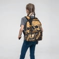 thumbnail image 6 of Hirioo Grim Coffee Skull for Lightweight Backpack, Durable and Comfortable, Ideal for Travel, School, Hiking, and Everyday Use, 6 of 9