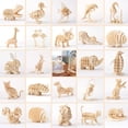 thumbnail image 2 of 3D Ornaments Wooden Puzzle Animal Assembly Kits DIY Table Decoration Safe and Non-Toxic Easy Punch Out Gift Children PuzzleChina Gao Jinjia LED, 2 of 2