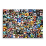 PlayStation Video Game Box Collage 1000-Piece Jigsaw Puzzle