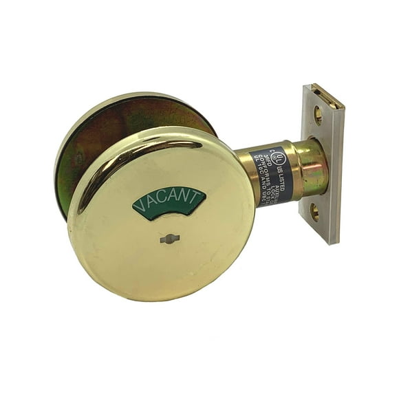 Cal-Royal IND90-G2 US3 Indicator Deadbolt, Polished Brass