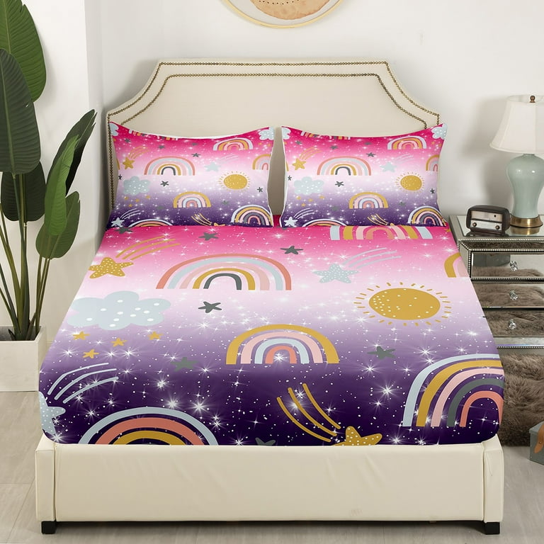 Kids rainbow sheets online