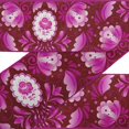 thumbnail image 1 of IBA Indianbeautifulart Feuilles Rouges et Floral Dupion Artistique Toile de Finition Tissu de Couture Dentelle Confection Dentelle Imprimée par 9 Yard 3 Pouces, 1 of 1