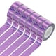 thumbnail image 1 of Uxcell 6 Rollos de Cinta Holográfica Cinta Decorativa 0.6 Pulgadas x 5.5 Yardas, Púrpura Claro, 1 of 6