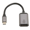thumbnail image 2 of USB C To  Adapter, USB C To DisplayPort Adapter Antislip Design Portable Size Aluminium Alloy Stable Transmission  for TV, 2 of 7