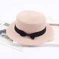 thumbnail image 3 of WEIYLL Chapeau de Soleil pour Femmes Robe de Douche Pare-Soleil Mariage Grand Fleur Protection Solaire Plage Haut Plat Rétro, 3 of 3