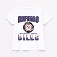 thumbnail image 6 of Women's Gameday Couture White Buffalo Bills Oversized All-Time Classic Flowy T-Shirt, 6 of 6