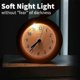 thumbnail image 5 of Wooden Analog Alarm Clock with Snooze Function, Silent Non-Ticking Retro Table Clock for Home and Office Use, 5 of 5