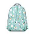 thumbnail image 4 of Abstract Pig Student Backpack Cute Watercolor Farm Animal Cartoon Print Artistic Pattern Funny Piggy Design Aesthetic School Bookbag for Student, 4 of 6