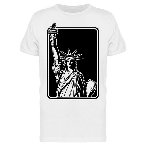American Statue T-Shirt Men -Image by Shutterstock, Male Medium