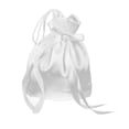 thumbnail image 1 of Bolsa de Organza Bolso de Boda Novia de Imitación Decoración para Regalo Blanco 22x22cm SM SunniMix Bolso Dolly Pearl, 1 of 8