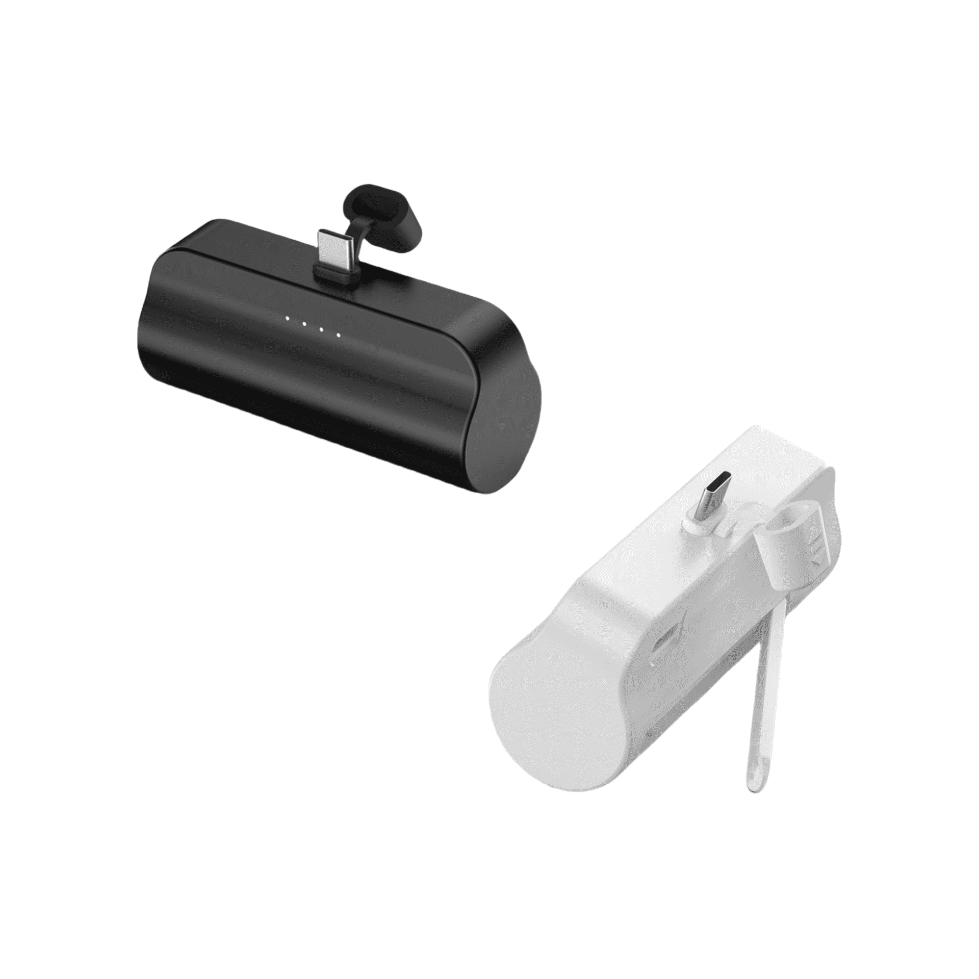 NIGOE Portable Charger USB C Power Bank 4500mAh Small Portable Phone Charger Android Compact Plug in Battery Pack Portable Compatible with iPhone 16, Galaxy, Moto, LG, Pixel, Black