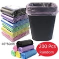 thumbnail image 7 of CCOCC Trash Bags 200Pcs Random Colors Garbage Bags 10 Rolls 5 Gallon Kitchen Bathroom Trash Bag 17.7"×19.7", 7 of 7
