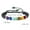 7 Chakra#33, variant on Natural Stone Healing Chakra Multi-layer Bracelet Bangle Leather Women Jewelry-Agate