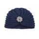 thumbnail image 1 of Sombreros para mujer, sombrero con cuentas redondas, sombrero de lana, sombrero de punto, sombrero bohemio Baotou, sombrero de joyería para otoño e invierno, sombrero para mujer, 1 of 2