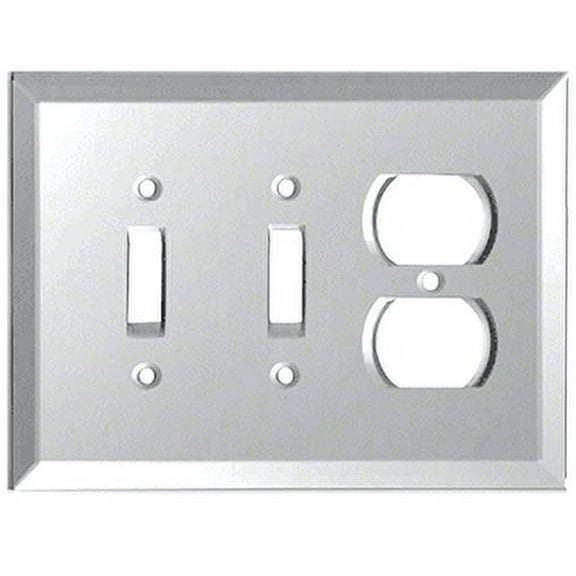 CRL GMP10C Clear Double Toggle Duplex Glass Mirror Plate
