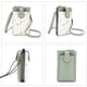 thumbnail image 4 of Cartera clásica de piel sintética, bolso vertical retro para teléfono móvil con tarjetero y compartimentos espaciosos y organizados para mujer, 4 of 6